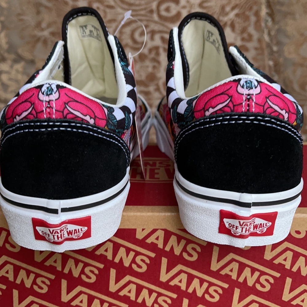 Vans Old Skool Rose/Animalchck True White/Multi WM - Picture 14 of 16